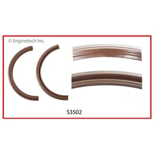 Silicone 2pc Rear Main Seal Oldsmobile 400 425 455 350