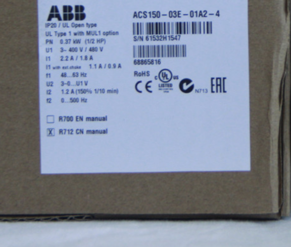 1PC NEW ABB ACS150-03E-01A2-4 | eBay