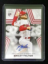 Bailey Falter RC 2023 Topps Series 2 Baseball Stars Rookie Auto #BSA-BF Phillies