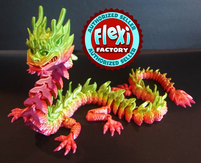 3D Printed Articulating Imperial Dragon Fidget Landscaping Decor Home Decor Gift