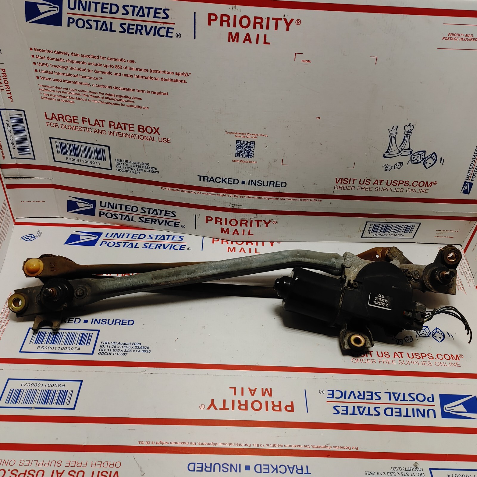 1997 Honda Civic DX Windshield Wiper Motor 22154515 for sale 