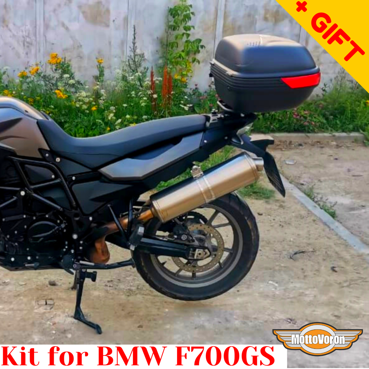 For BMW F700GS Rear rack Crash bars F 700 GS Engine guard Kit