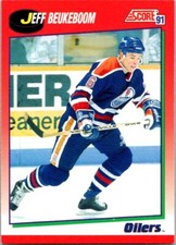 1991 Score Hockey Jeff Beukeboom