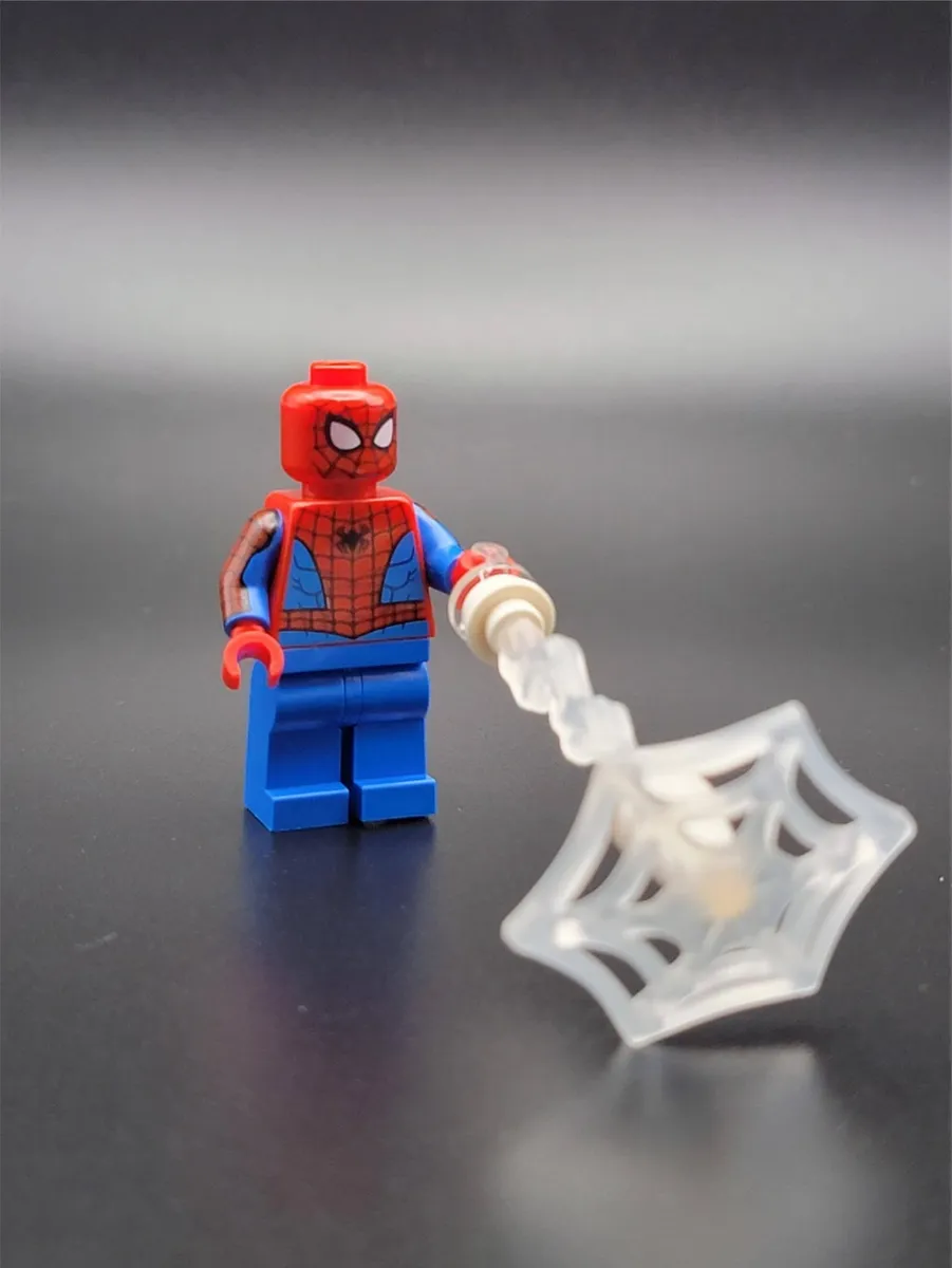 Lego® Super Heroes Spider-Man W/ Prrinted Arms And Web Shooters Minifigure  | Ebay