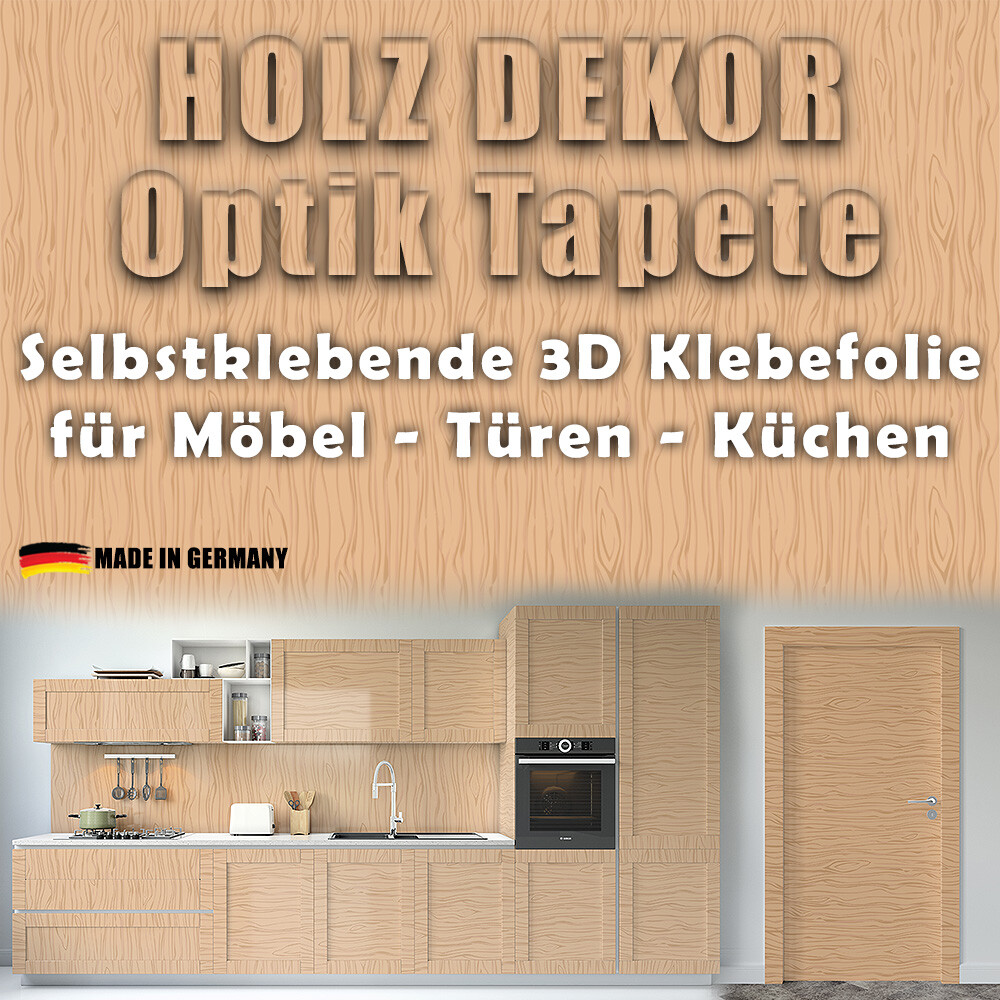 Fondo De Madera Autoadhesivo Para Muebles Puertas Cocinas Sin Burbujas 100x150cm