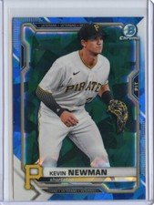 2021 Bowman Chrome Sapphire #65 Kevin Newman