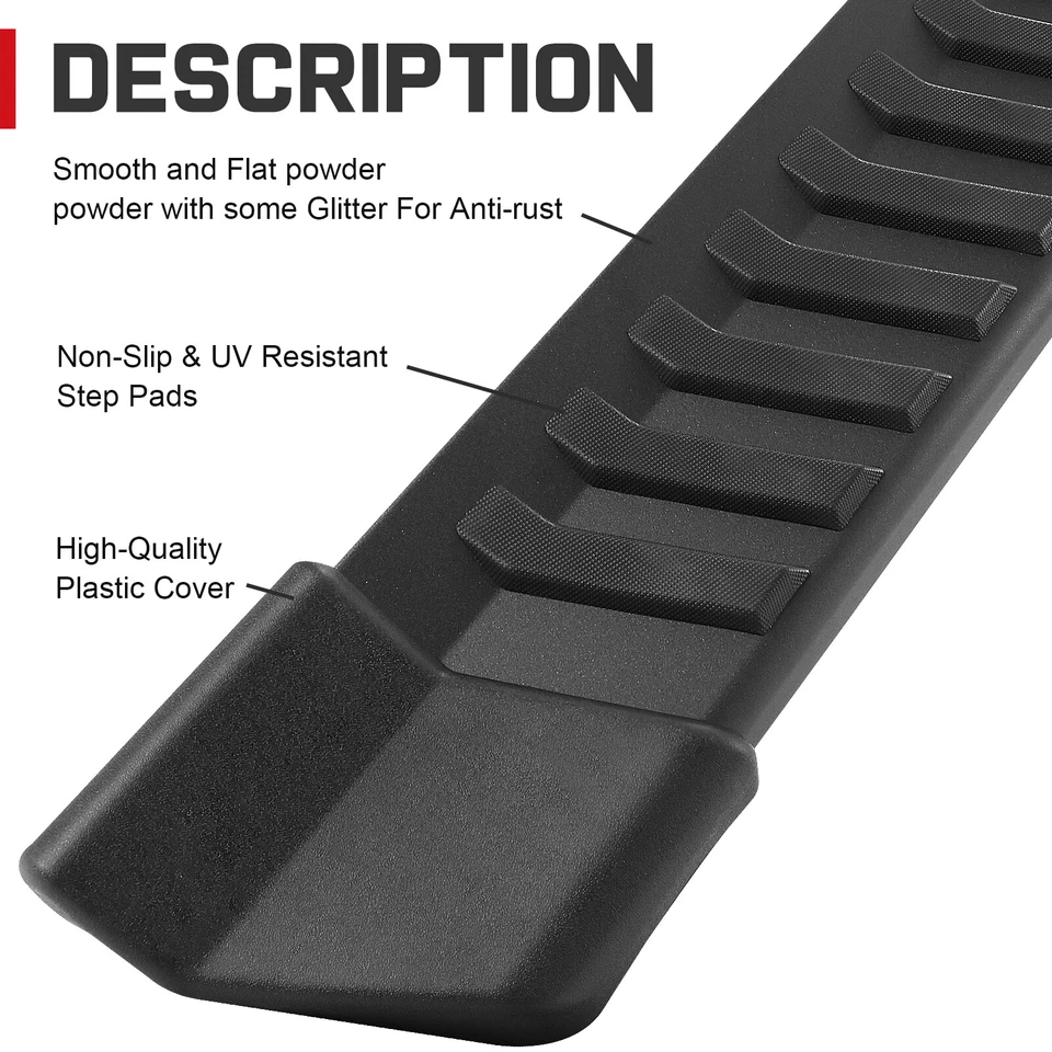 For 99-16 Ford F250 Superduty Super Cab 6" Running Board Side Step Nerf Bar V Foto 3 de 4