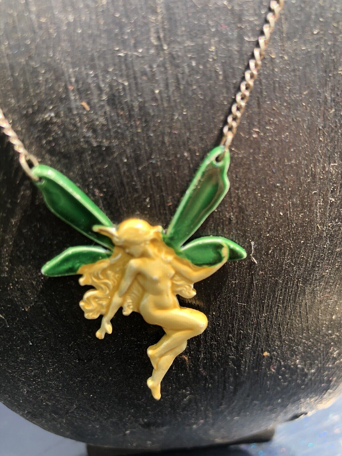 Vintage Unique Fairy Necklace Rare - image 1