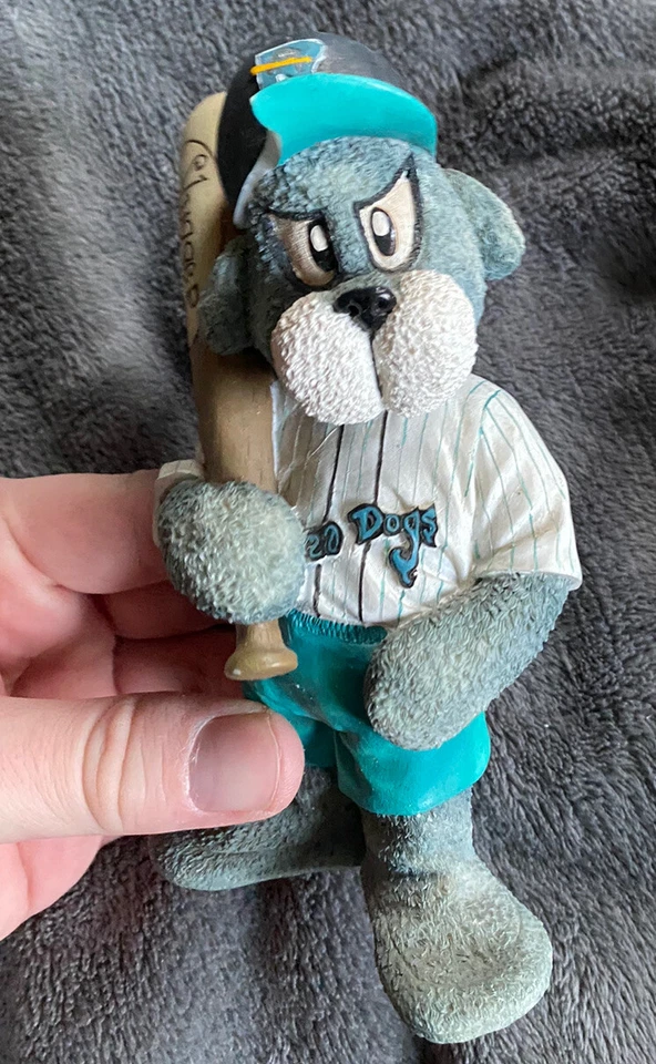 Figura Slugger Portland Sea Dogs 1998 MiLB sombrero roto raro Foto 2 de 4