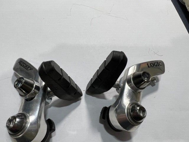 ! RITCHEY LOGIC Canti brake one pair with brake pads cantilever  chrome VINTAGE