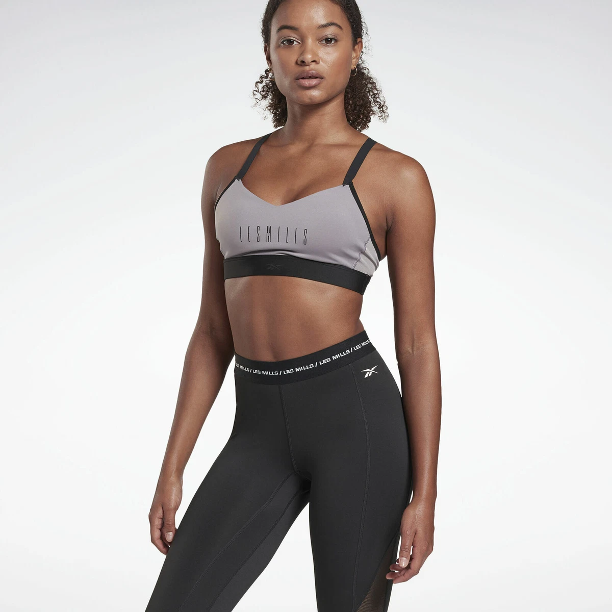 REEBOK AU Women Les Mills® Lux Medium-Impact Strappy Bra - MEDIUM - RRP $55