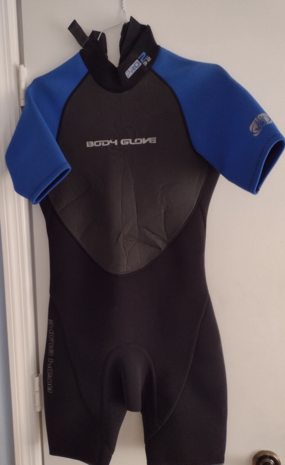 Body Glove Mens Pro 2 3.2 Shorty Wet Suit Black/Royal Blue Neoprene