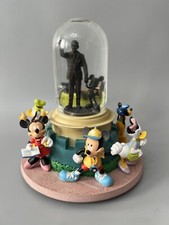 Disney Parks Partners Statue Musical Schneekugel Mickey Mouse Walt Disney Selten Re