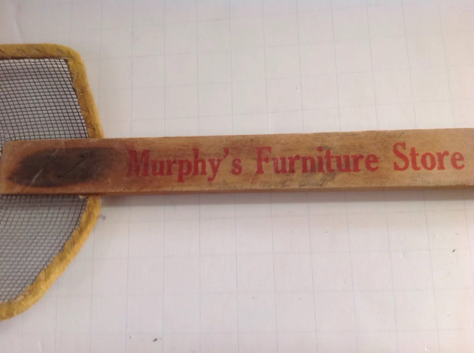 Murphy's Furniture Store Vintage Advertising Fly Swatter, Mechanicsburg