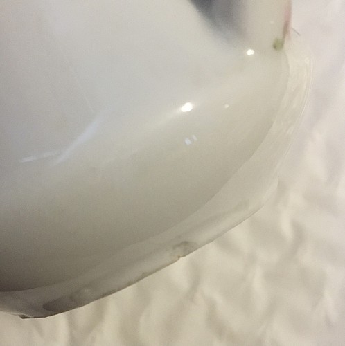 VTG RESTAURANT WARE PINK ROSE GARLAND CREAM PITCHER 2.5” Unmarked Syracuse OPCO - Picture 8 of 8