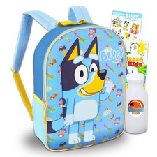 Bluey Backpack for Kids - Bundle with 15  Bluey School Backpack Plus Water