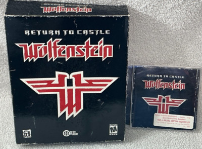 Wolfenstein Return to Castle PC 2001 Big Box Gatefold CD Good Condition READ