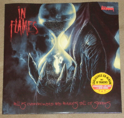 IN FLAMES Hell is overcrowded and Heaven's CD 2023  Metal Hammer Promo Foregone*