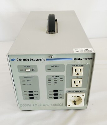 California Instruments Model 1001WP 1000VA AC Power Source  Frequency Changer