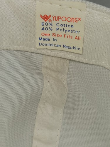 Vintage Hershey's Chocolate Town USA Rope Cap Hat Snapback Yupoong White - Picture 6 of 6