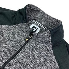 Foot Joy FJ Women's Performance Full Zip Golf Jacket Gray/Black   Medium