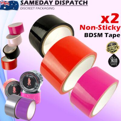 BDSM Bondage Tape Self Adhesive Static Adult PVC Bondage Sex Tape 2x Sex Toy | eBay BDSM Bondage Tape Self Adhesive Static Adult PVC Bondage Sex Tape 2x Sex Toy | eBay