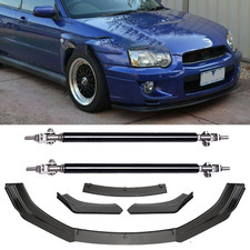 Front Bumper Lip Splitter Spoiler Strut Rods For Subaru Impreza 2010-2022 Body Front Bumper Lip Splitter Spoiler Strut Rods For Subaru Impreza 2010-2022 Body
