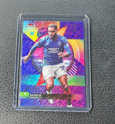 2023-24 Topps Finest Danilo Pereira Da Silva Purple Shimmer Refractor 144/199