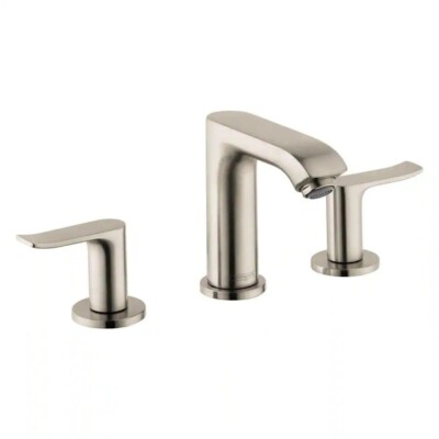 Hansgrohe 31083821 Metris 8 in. Double Handle Bathroom Faucet in Brushed Nickel