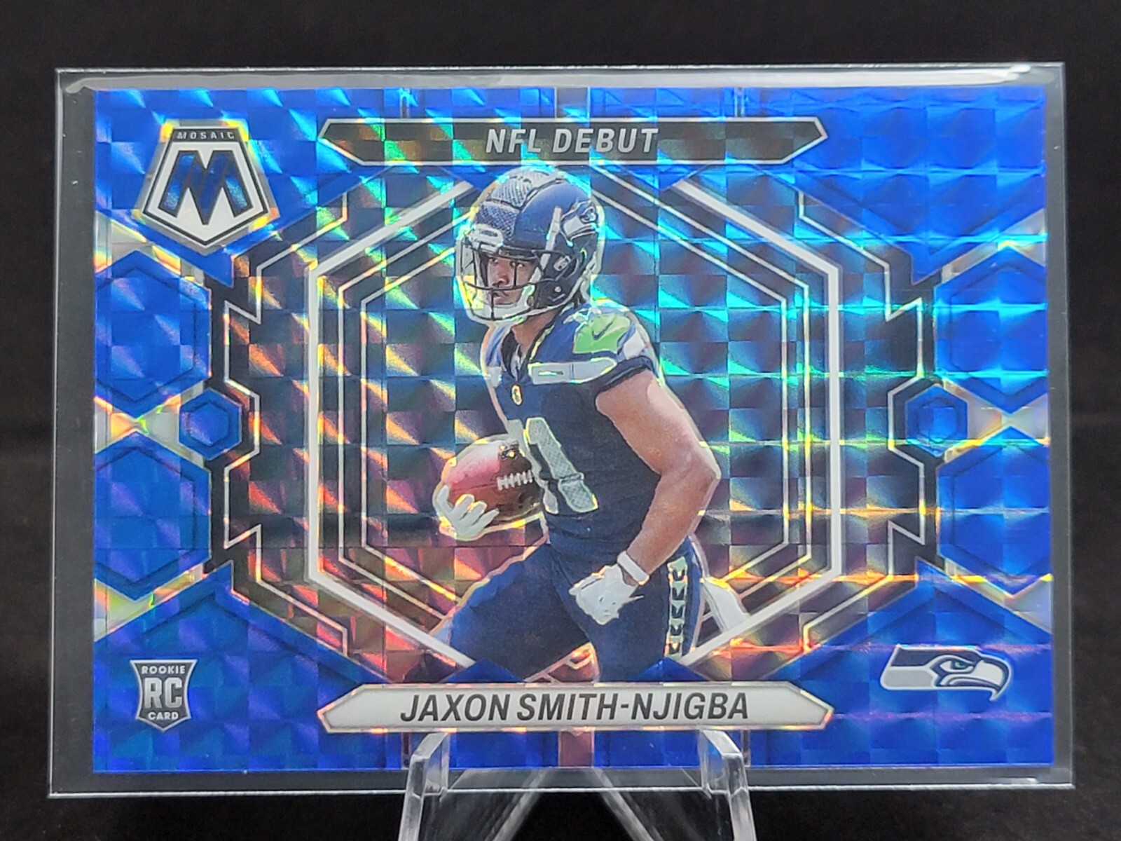 2023 Panini Mosaic JAXON SMITH-NJIGBA Rookie NFL Debut Blue /99 🔥 Seahawks Rc