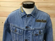 Lee Denim Jacket LubriSyn Men's XL Button Front Vintage