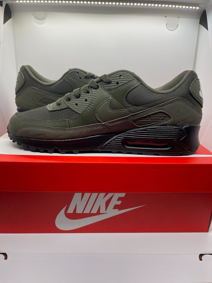 Nike Air Max 90 Olive Black Reflective DZ4504-300 Multi Size Nike Air Max 90 Olive Black Reflective DZ4504-300 Multi Size