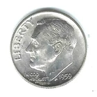 1959-D Denver Silver Brilliant Uncirculated Roosevelt Dime!