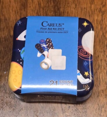 NEW, UNOPENED  CareUs First Aid Kit Welly Dupe!! 21 Piece Kit! Blue Outter Space