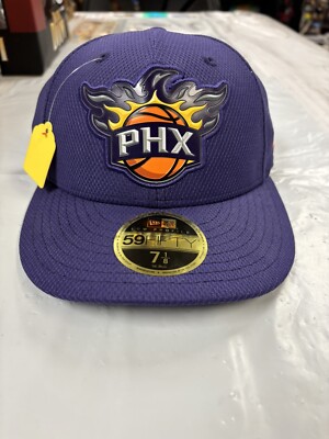 Phoenix Suns NBA New Era 7 1/8 Fitted Hat Cap Purple PHX Low