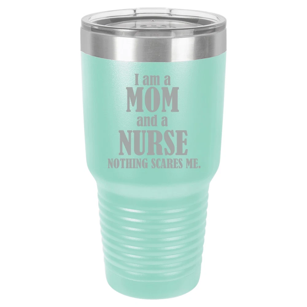 Tumbler 20oz 30oz Travel Mug Cup Vacuum Insulated Stainless Steel Nurse Mom Tumbler 20oz 30oz Travel Mug Cup Vacuum Insulated Stainless Steel Nurse Mom