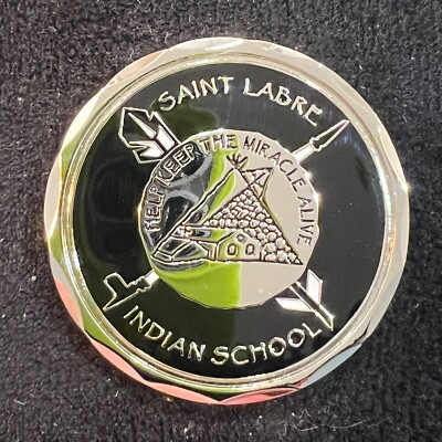 Saint Labre Indian School Fire Department Challenge Coin | eBay