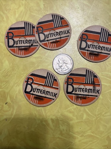 Conway Dairy Vintage 1950's Milk Bottle Caps Lot of 5 Conway, AR Pint Caps - Picture 5 of 5