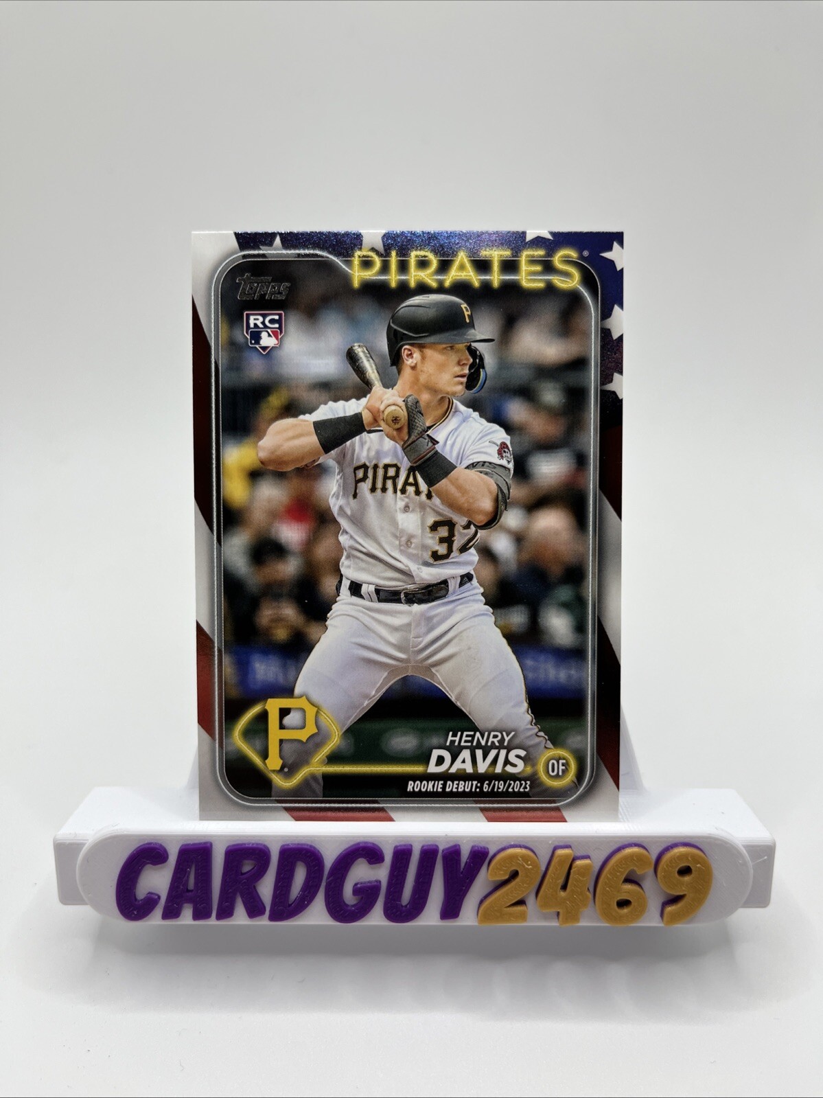 2024 Topps Update Henry Davis (RC) Independence Day /76 #US162