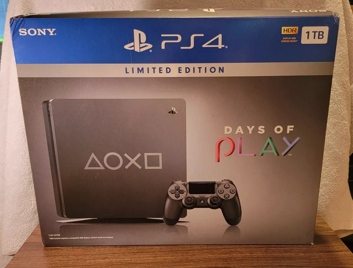 Sony PlayStation 4 Slim Days of Play Limited Edition 1TB Console Grey (Open  Box)