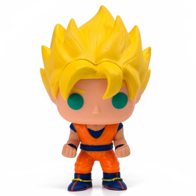 Dragon Ball Z Super Saiyan Goku Funko Pop #14 Entertainment Earth Exclusive GITD | eBay