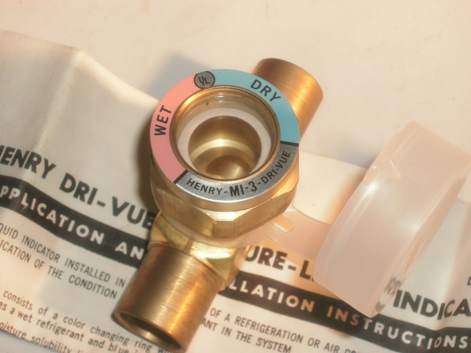 HENRY MI305/8S DRIVUE REFRIGERATION MOISTURE/LIQUID INDICATOR 5/8