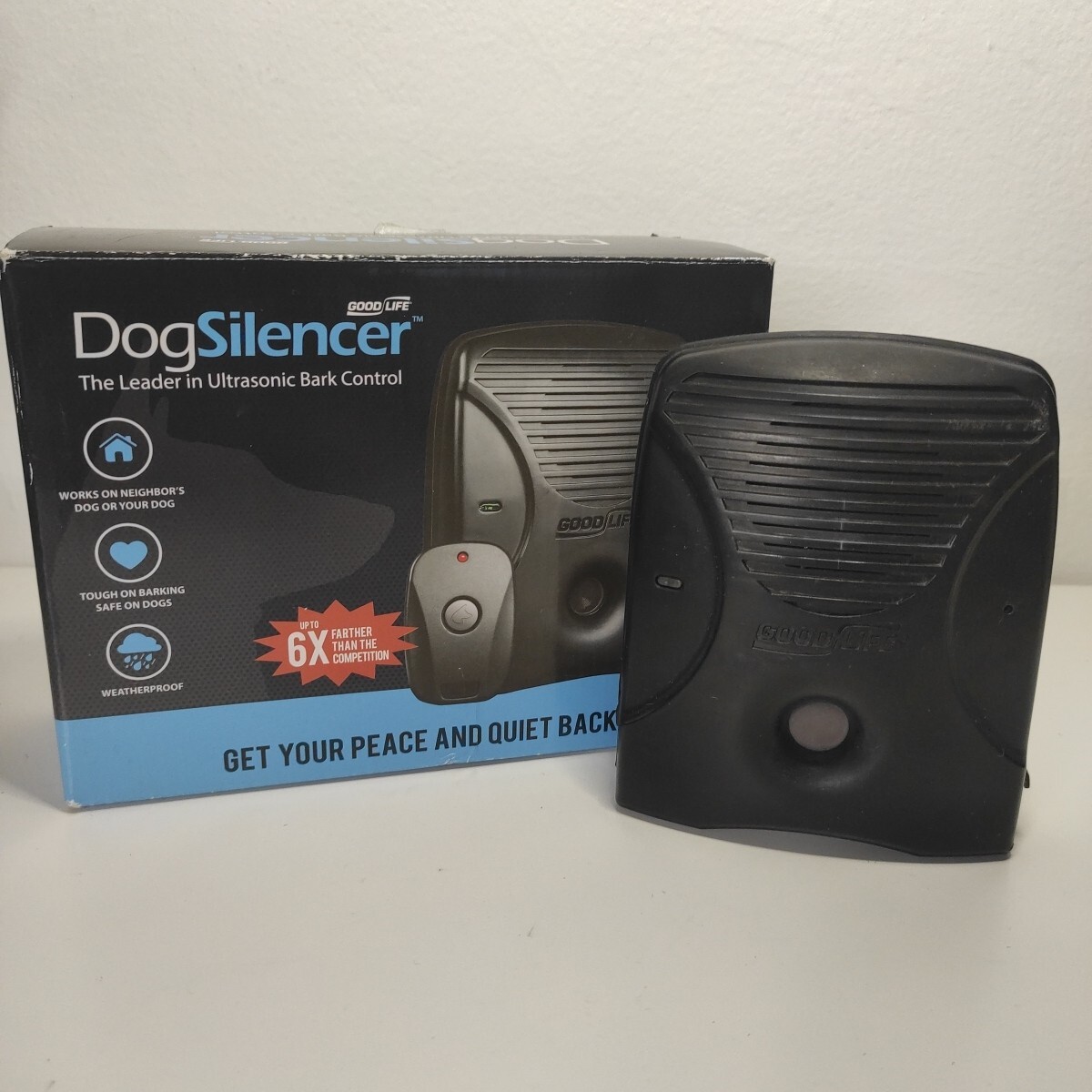 Good Life Dog Silencer Max Ultrasonic Bark Control Stops Dog Barking