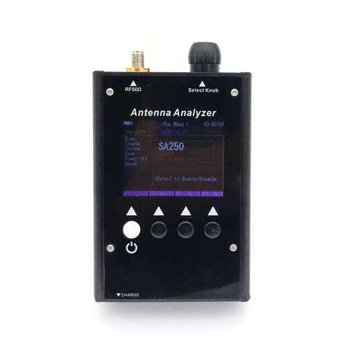 SA250 Colour Graphic Antenna Analyzer 3 Band 132-173Mhz 200-260Mhz 400-519Mhz - Afbeelding 2 van 11