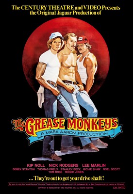 The Grease Monkeys Mark Aaron Classic Erotic Gay Adult Movie Poster eBay