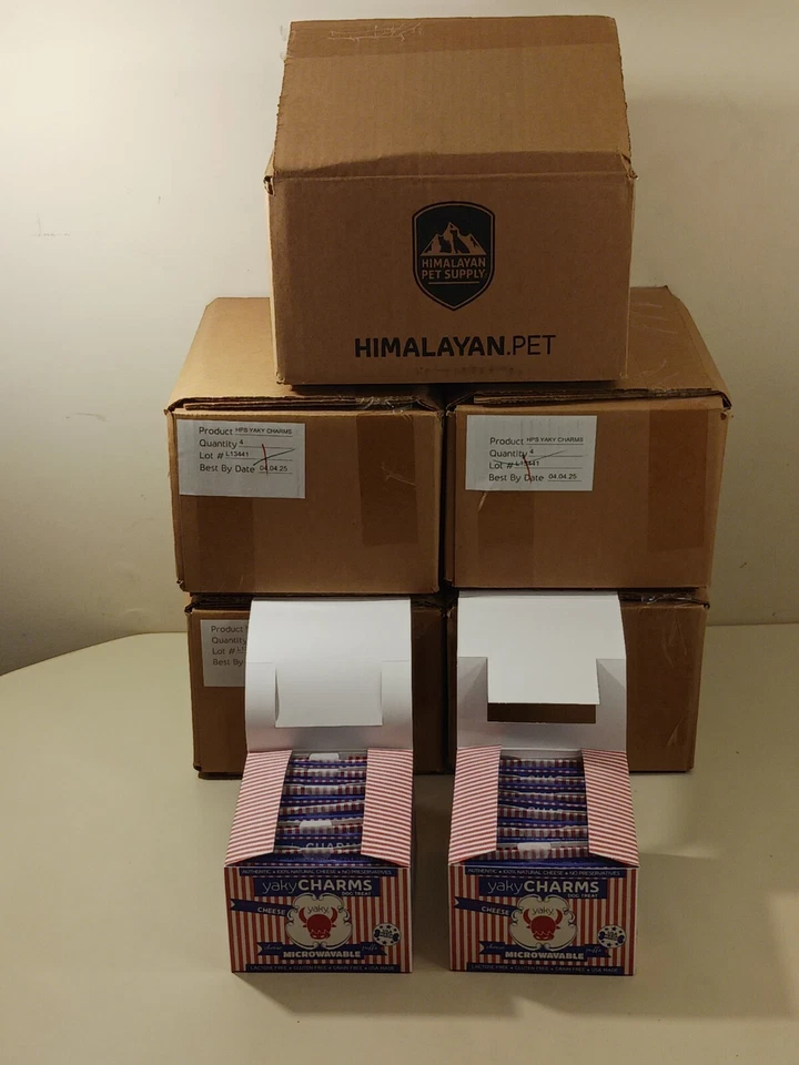 Lot 240 Himalayan Yak Cheese Dog Chew Yaky Charm Cheese Puff Dog Treats 5 Cases  - Image 3 of 4