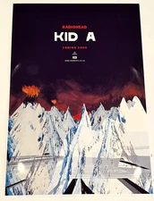 Radiohead KID A "Coming Soon" promo Poster, 19"x13" 2000 Timeline