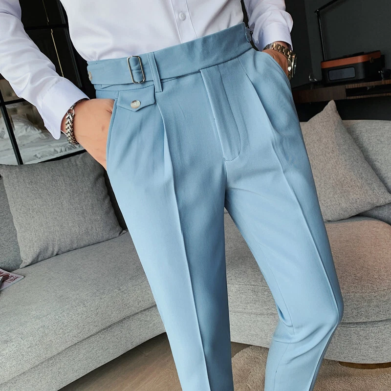 BEN CASUAL PANTS IN BLUE