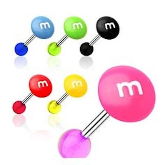 M&m tongue deals ring