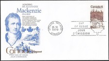 🍁Canada  #516    SIR ALEXANDER MACKENZIE   Brand New  1970 Cole First Day Cover
